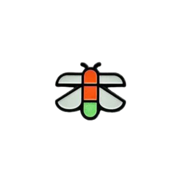 Firefly Pin, Enamel Pin, Glow-In-The-Dark